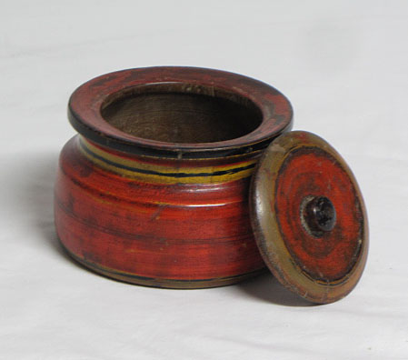 Polychrome Lidded Container