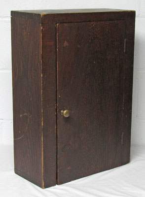Small Grain Painted Cupboard