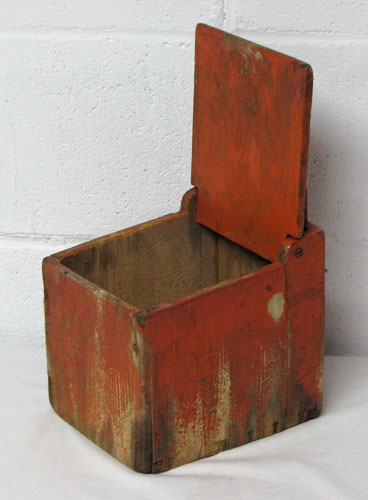 Primitive Painted Salt Box