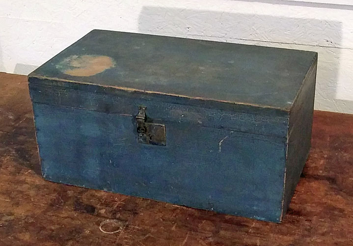 Blue Painted Box