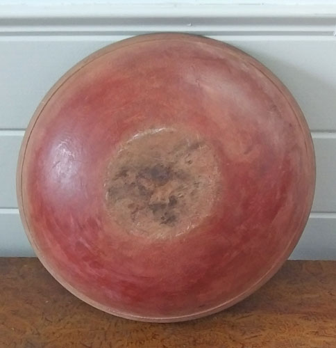 Red Painted Bowl