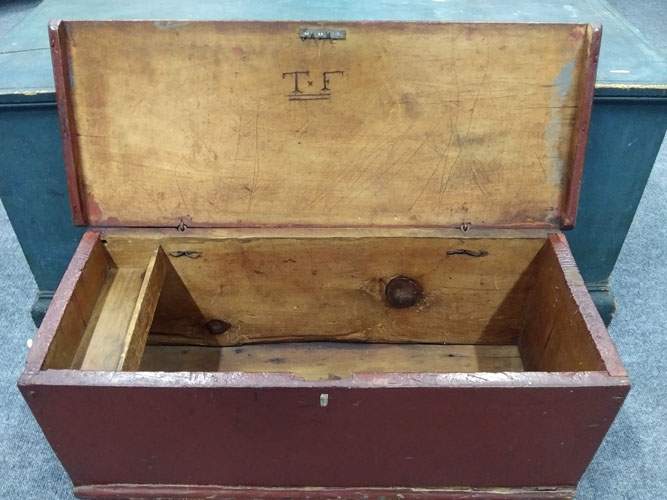 18th Century Miniature Blanket Box