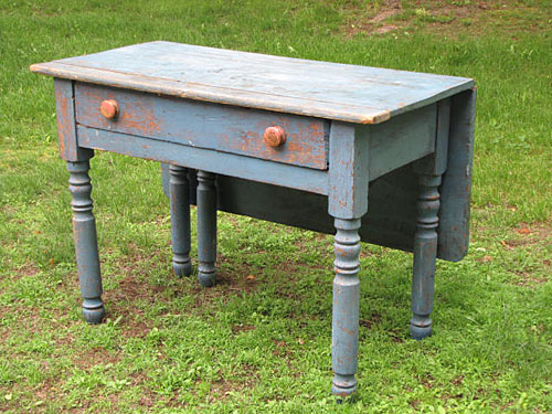 Blue Painted Table