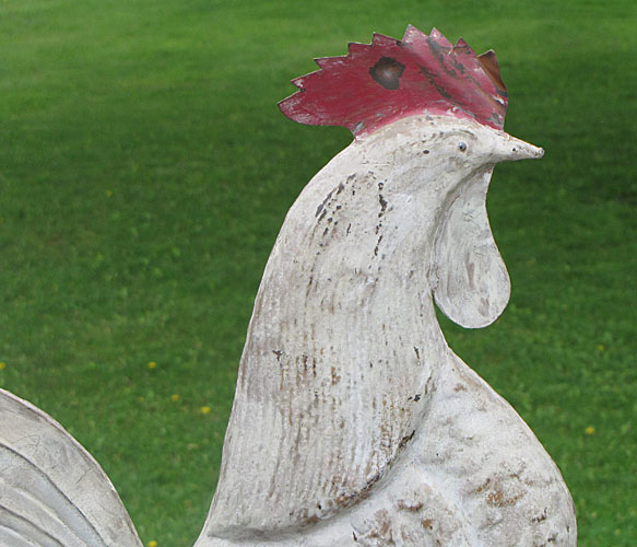 Painted Rooster Weathervane